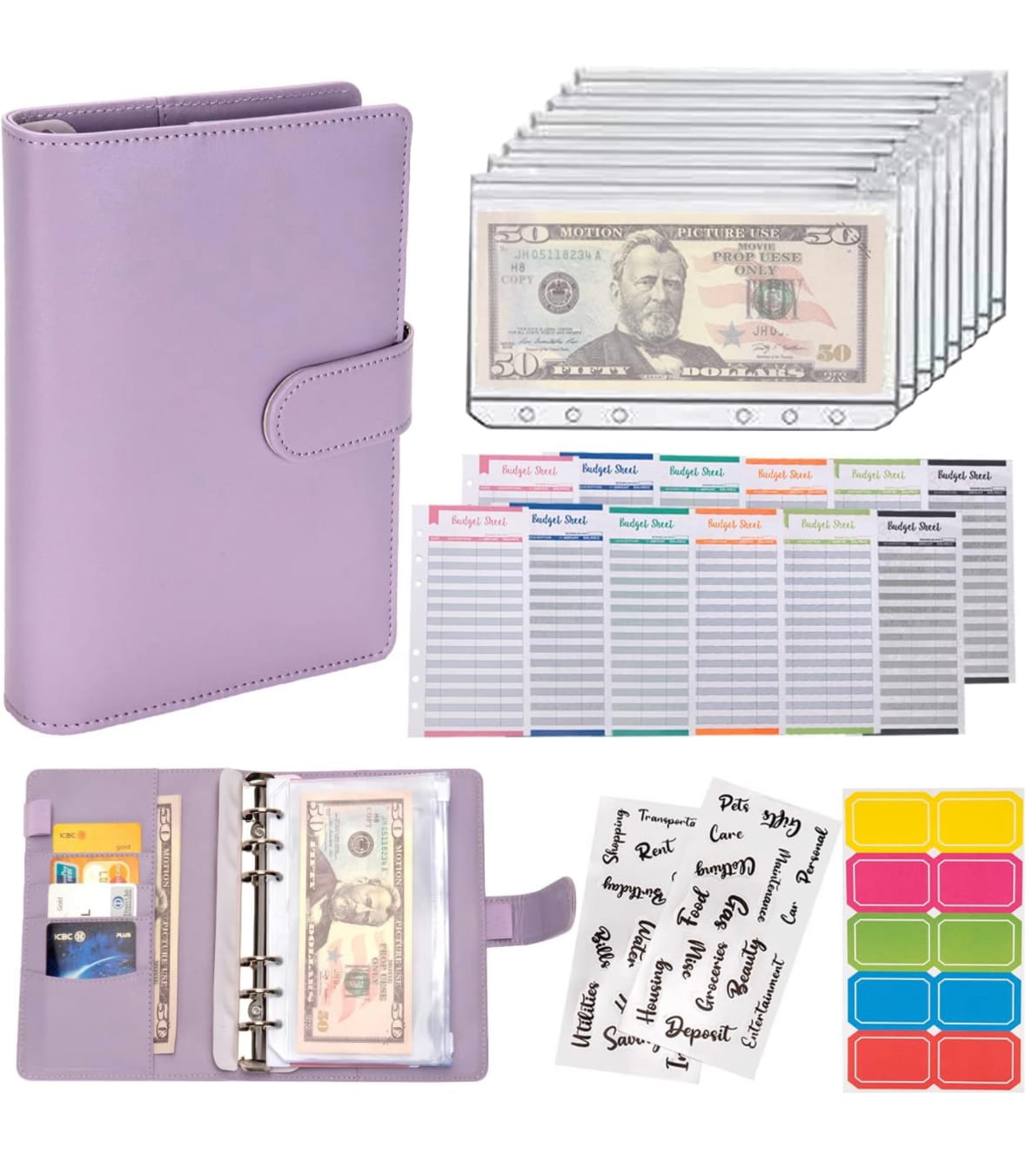 Purple-cash-envelope-for-cash-envelope-system