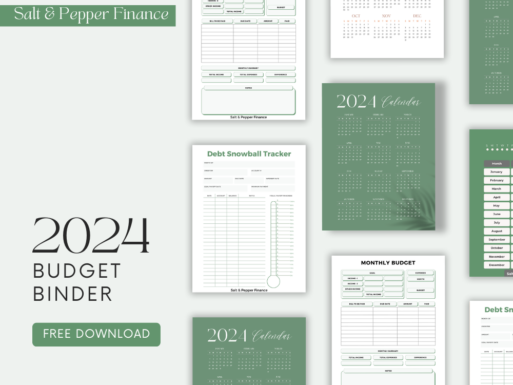 2024 Budget Binder + Free Printables
